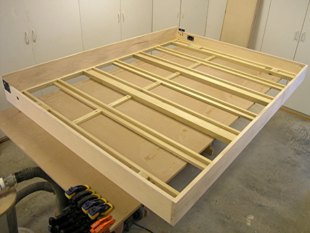 Inner Frame & Rails Wall Bed 2012 copy Solidly Constructed Wall Bed
